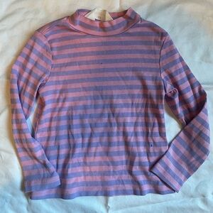 Pink and Purple Mock Long Sleeve
